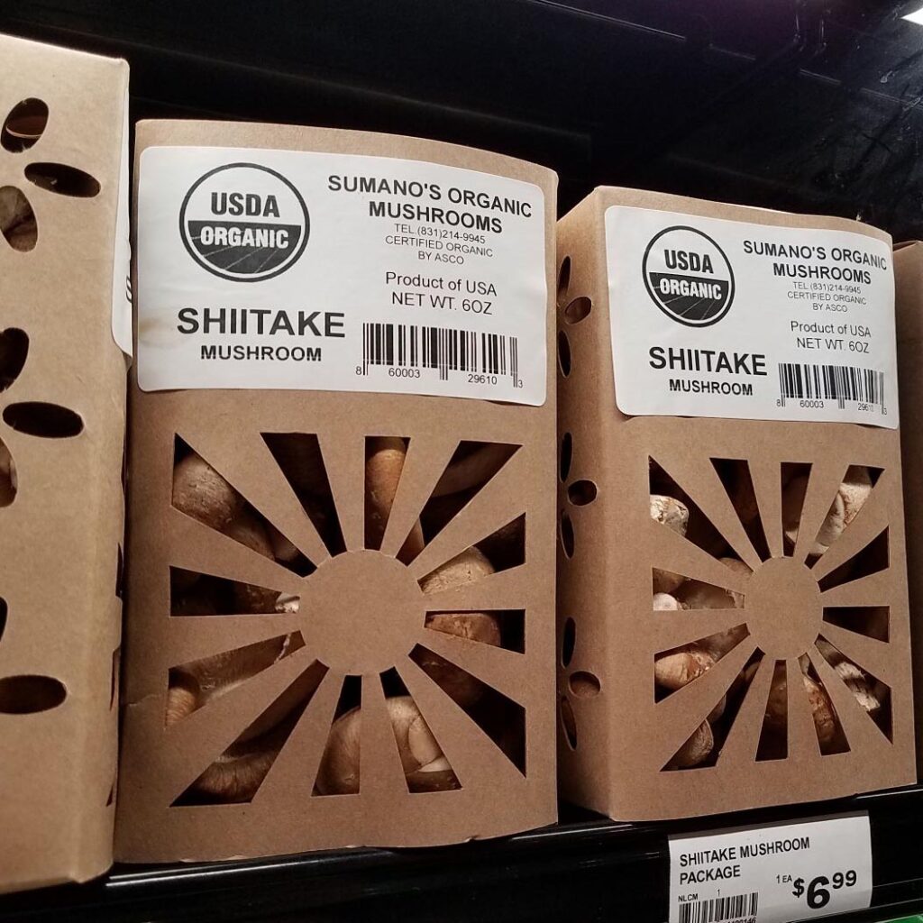 Shitake Label mushroom-shitake – Sustainable Produce Container | 888-883-7259