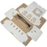 1.5 Quart Folding fixture jig for sustainable produce packaging.