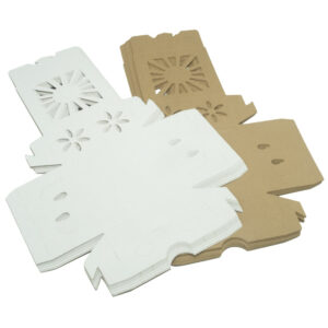 Pack of 20 Square Pint Containers in Reversible and Kraft